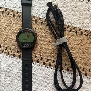 Garmin Approach S42 golf watch-gunmetal finish with black band